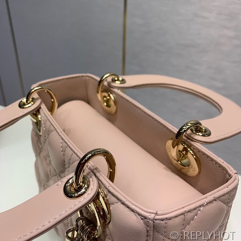 디올 Lady Dior My ABCDior 스몰 백 / 파우더핑크 [매장가840만원대]