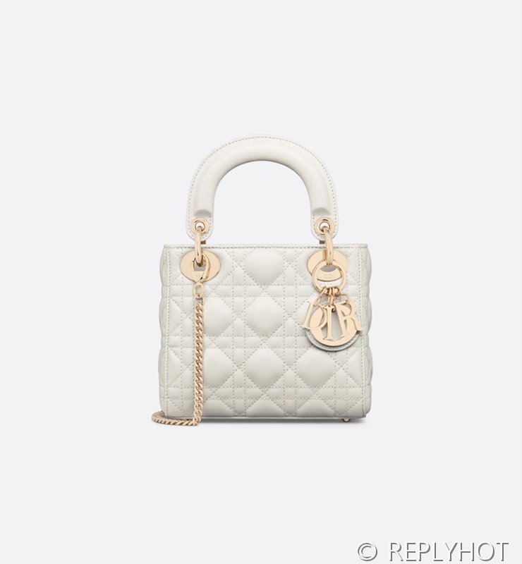 디올 Lady Dior 미니 백 / 화이트 [매장가750만원대]
