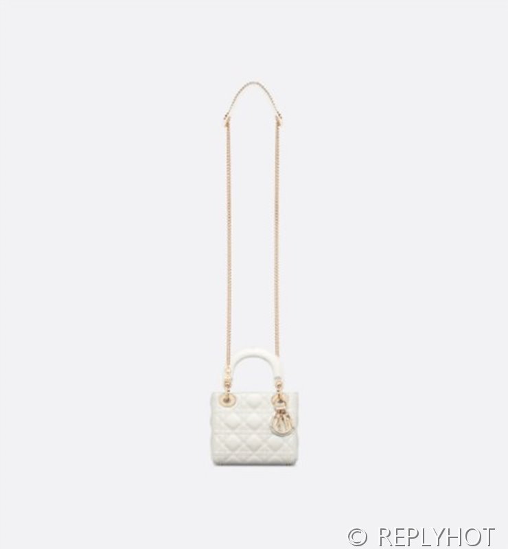 디올 Lady Dior 미니 백 / 화이트 [매장가750만원대]