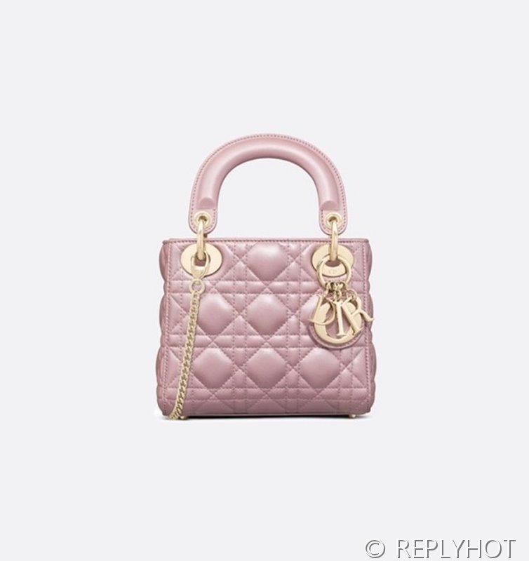 디올 Lady Dior 미니 백 / 펄핑크 [매장가750만원대]