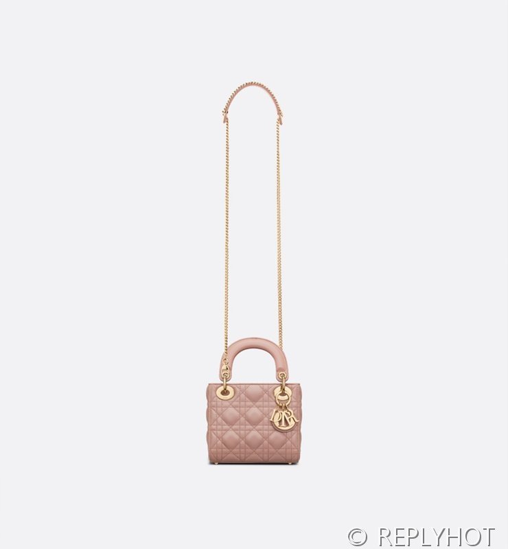 디올 Lady Dior 미니 백 / 블러쉬핑크 [매장가750만원대]
