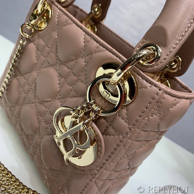 디올 Lady Dior 미니 백 / 블러쉬핑크 [매장가750만원대]