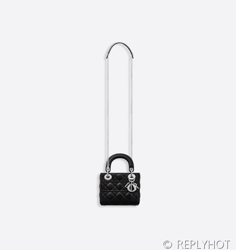 디올 Lady Dior 미니 백 / 블랙실버 [매장가750만원대]