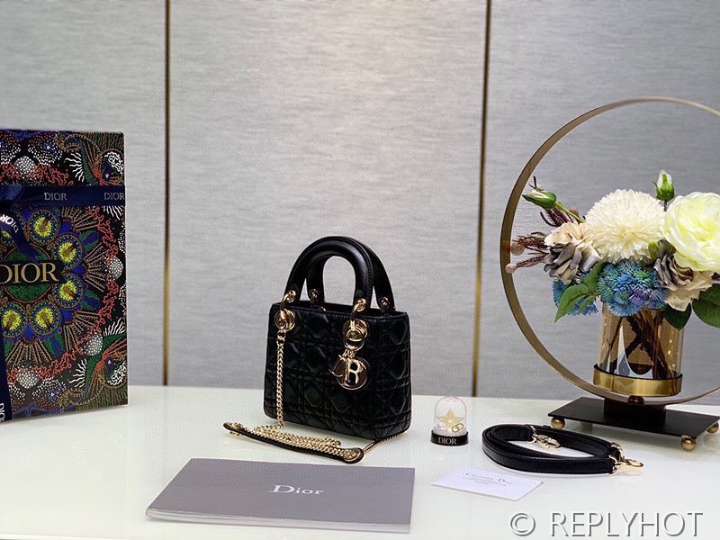 디올 Lady Dior 미니 백 / 블랙 [매장가750만원대]