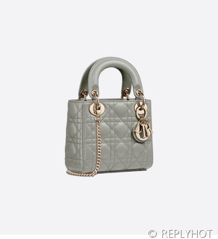 디올 Lady Dior 미니 백 / 그레이 [매장가750만원대]