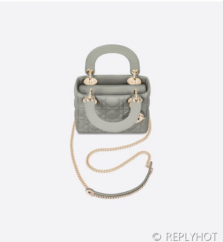 디올 Lady Dior 미니 백 / 그레이 [매장가750만원대]