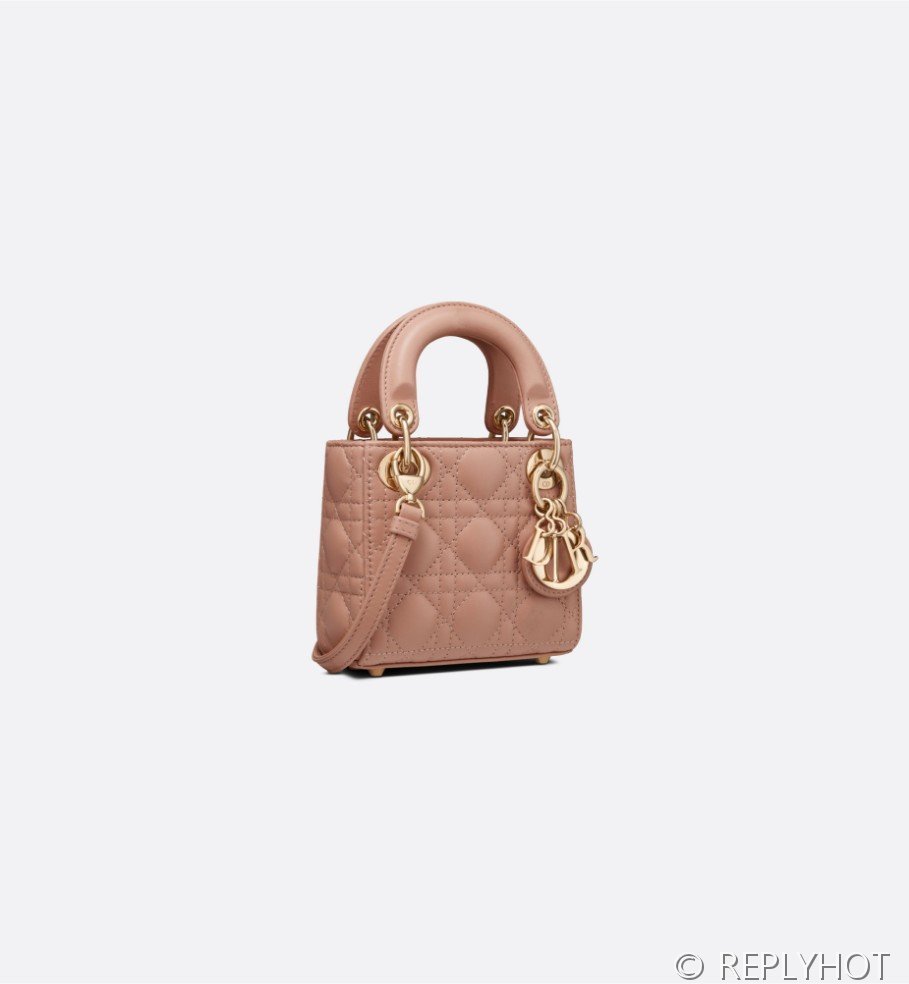 디올 Lady Dior 마이크로 백 / 블러쉬핑크 [매장가540만원대]