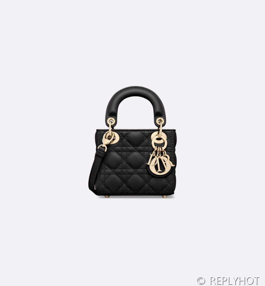 디올 Lady Dior 마이크로 백 / 블랙 [매장가540만원대]