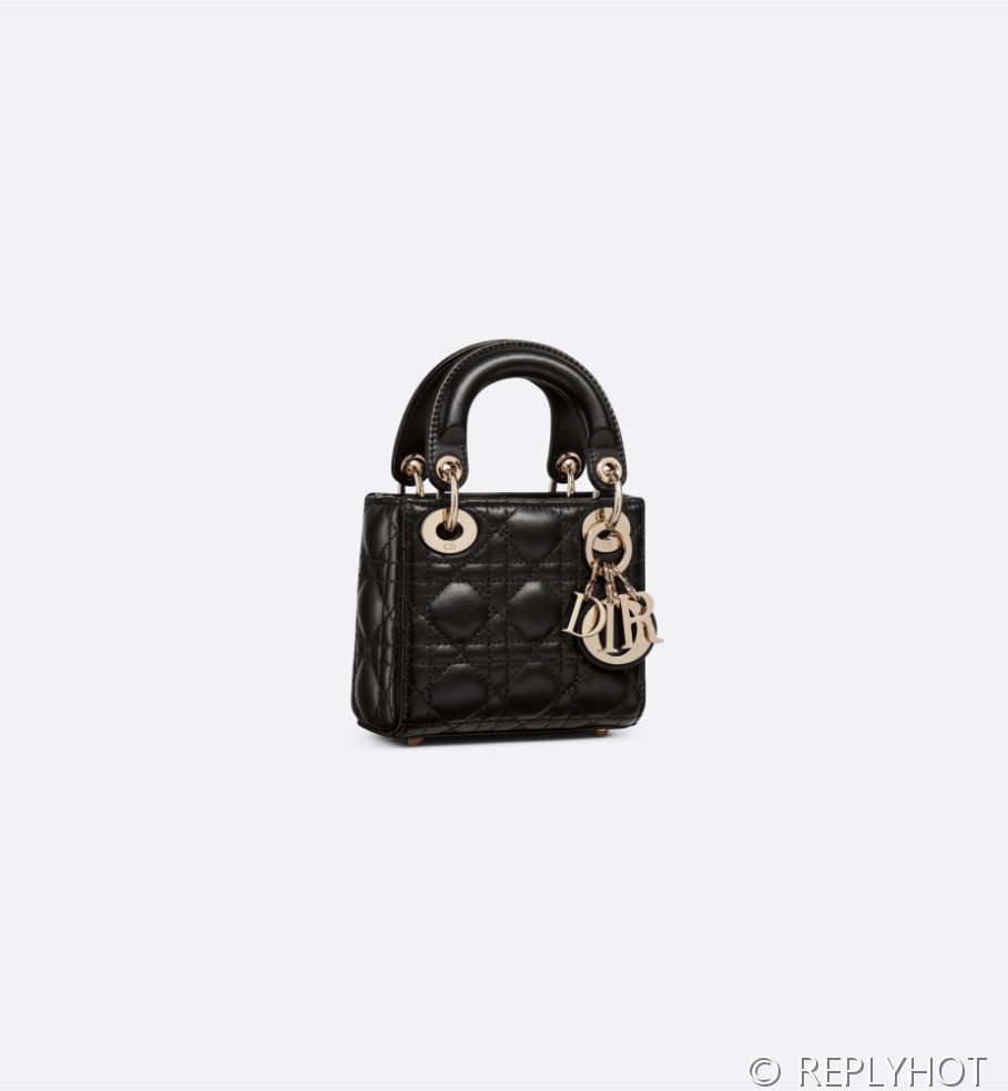 디올 Lady Dior 마이크로 백 / 블랙 [매장가540만원대]