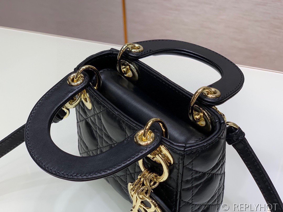 디올 Lady Dior 마이크로 백 / 블랙 [매장가540만원대]
