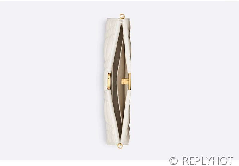 디올 카로 콜 누아르 체인 클러치 / 화이트 [매장가 490만원대]