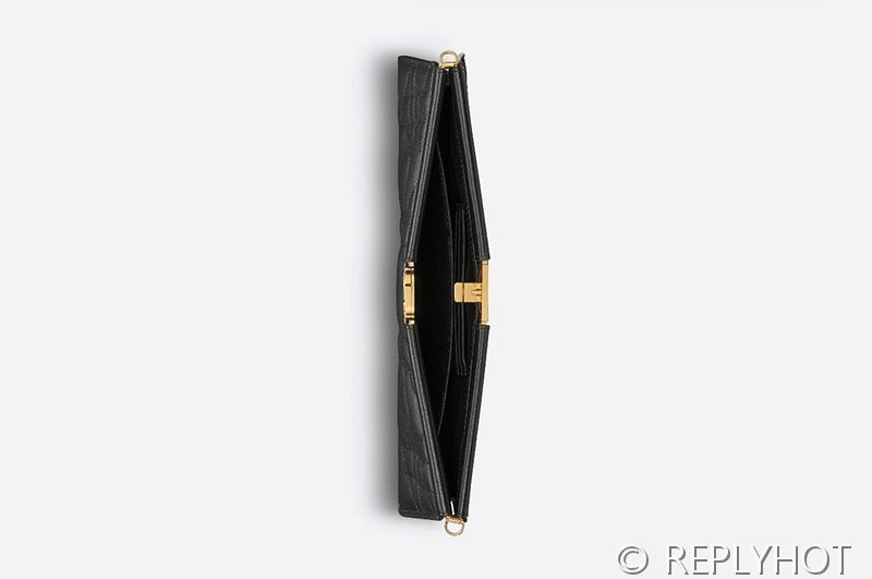 디올 카로 콜 누아르 체인 클러치 / 블랙 [매장가 490만원대]