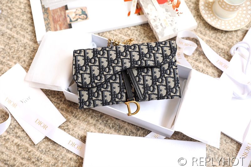 디올 랑주 새들 파우치 [매장가 280만원대]