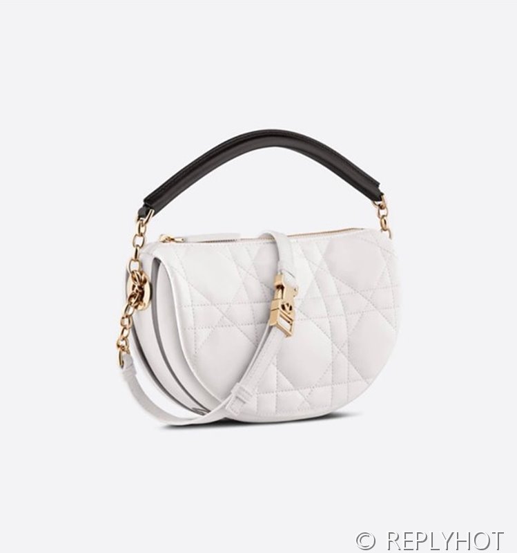 디올 바이브 호보 숄더백 / 스몰 / 화이트