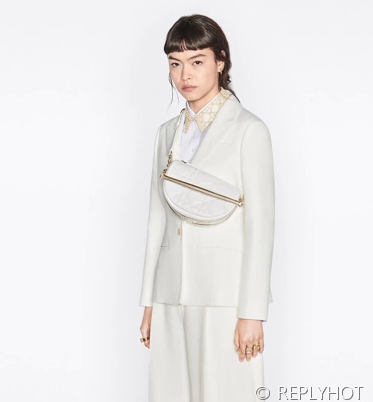 디올 바이브 호보 숄더백 / 스몰 / 화이트