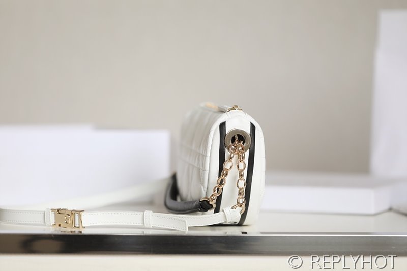 디올 바이브 호보 숄더백 / 스몰 / 화이트