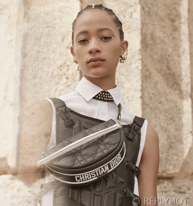 디올 바이브 호보 숄더백 / 스몰 / 블랙