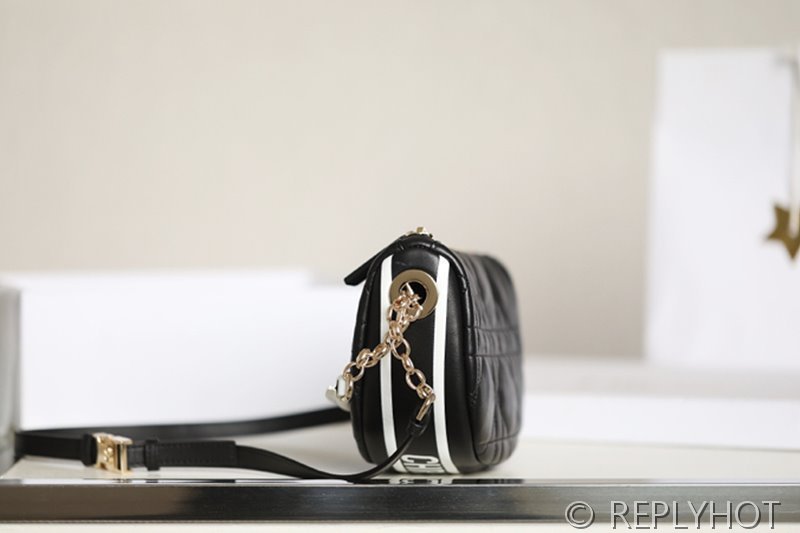 디올 바이브 호보 숄더백 / 스몰 / 블랙