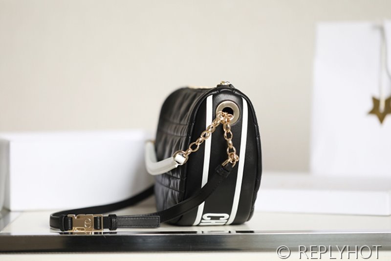 디올 바이브 호보 숄더백 / 미디움 / 블랙