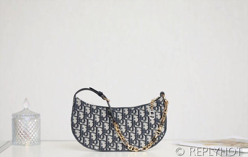 디올 오블리크 라운지 호보 숄더백 [매장가 380만원대]