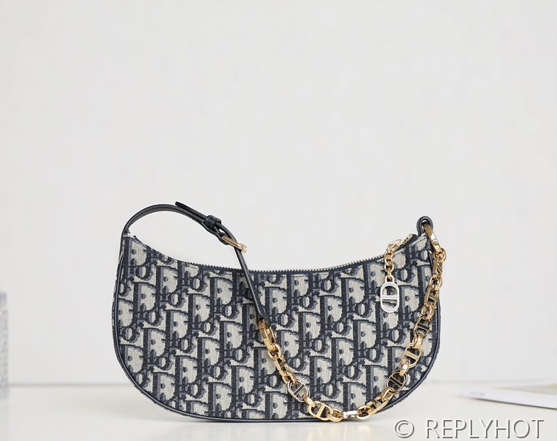 디올 오블리크 라운지 호보 숄더백 [매장가 380만원대]