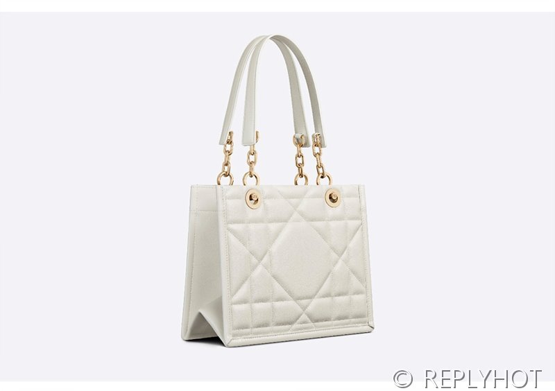 디올 에센셜 Book Tote 토트 백 스몰 / 화이트 [매장가560만원대]