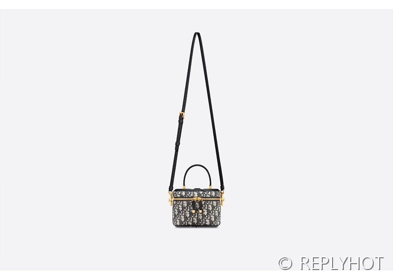 디올 스몰 CD 시그니쳐 베니티 케이스 / 오블리크 [매장가 355만원대]