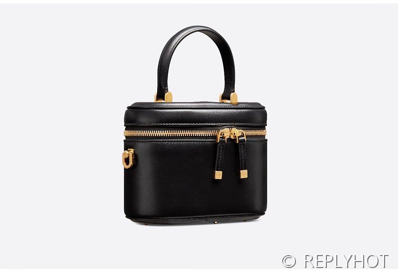 디올 스몰 CD 시그니쳐 베니티 케이스 / 블랙 [매장가 355만원대]