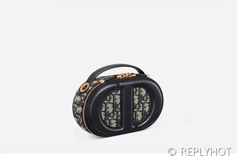 디올 오블리크 CD시크니처 오벌 카메라 미니 백 [매장가 345만원대]