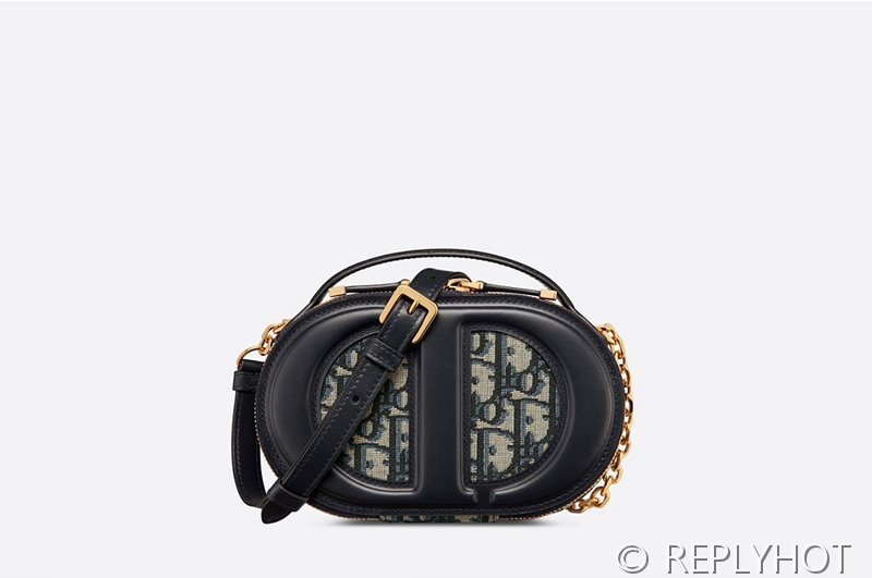 디올 오블리크 CD시크니처 오벌 카메라 미니 백 [매장가 345만원대]