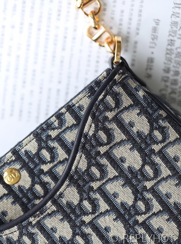 디올 오블리크 파우치