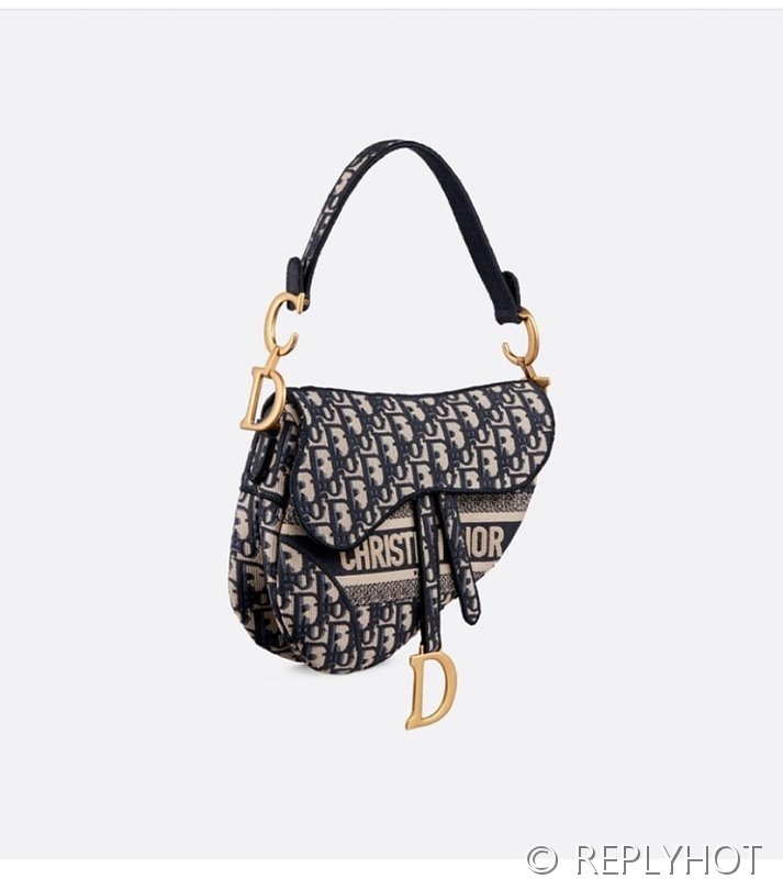 디올 SADDLE 스트랩 백 / 오블리크 [580만원대]