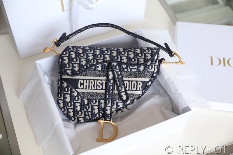 디올 SADDLE 스트랩 백 / 오블리크 [580만원대]