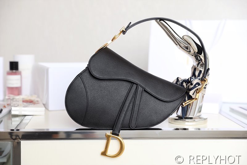 디올 SADDLE 스트랩 백 / 블랙 [580만원대]