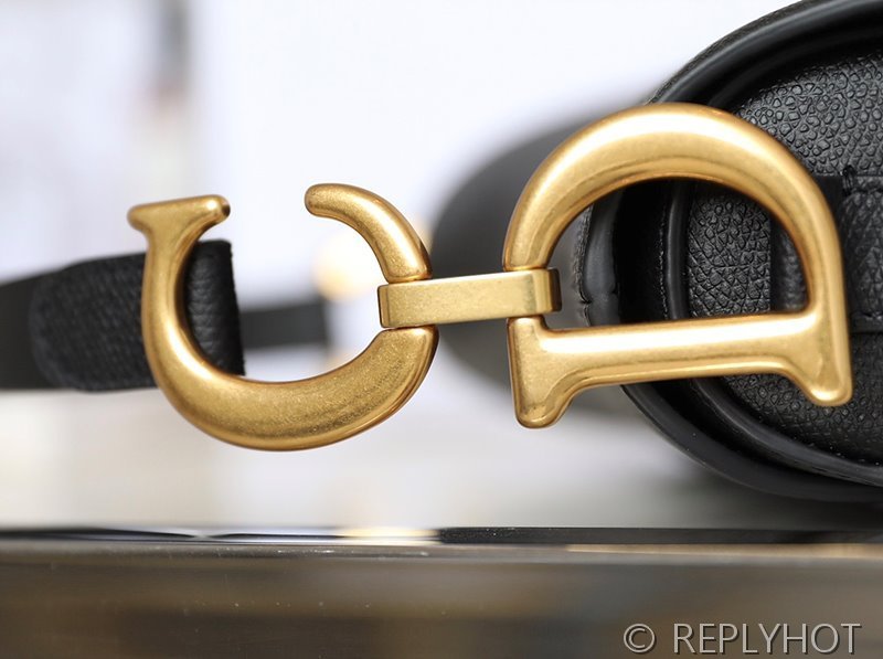 디올 SADDLE 스트랩 백 / 블랙 [580만원대]