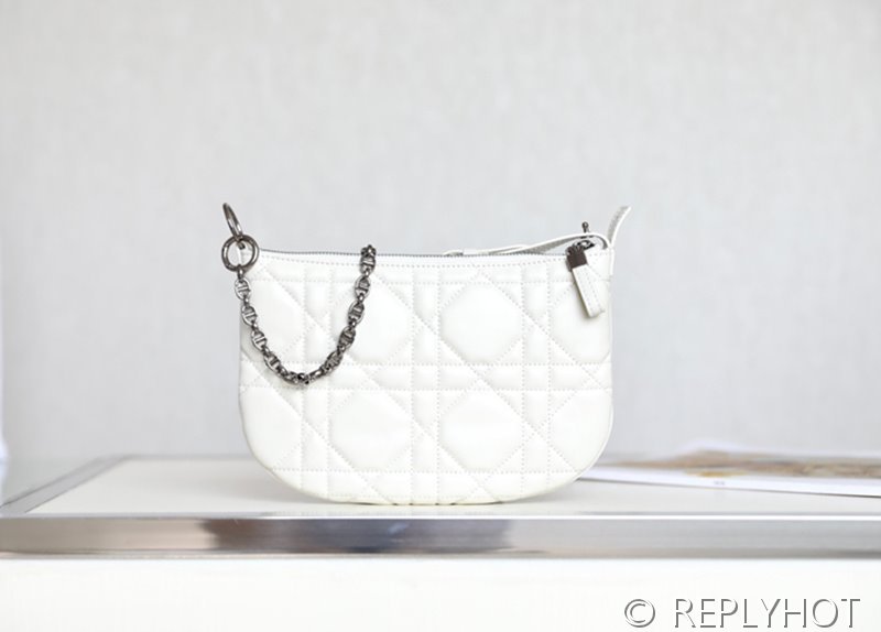 디올 카로 미니 튤립백 / 화이트 [매장가 395만원대]