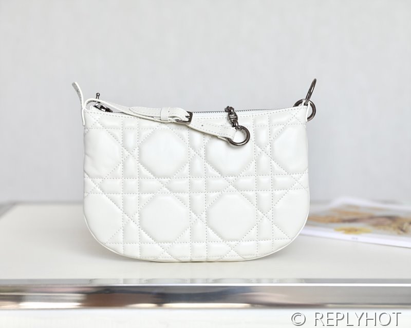 디올 카로 미니 튤립백 / 화이트 [매장가 395만원대]