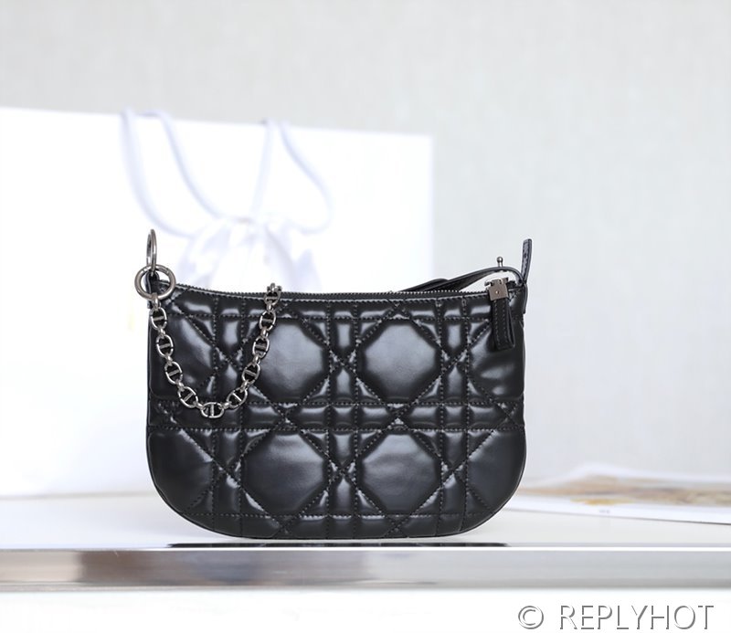 디올 카로 미니 튤립백 / 블랙 [매장가 395만원대]