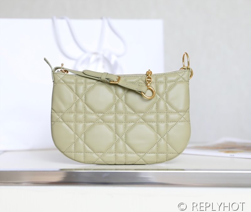 디올 카로 미니 튤립백 / 그레이그린 [매장가 395만원대]