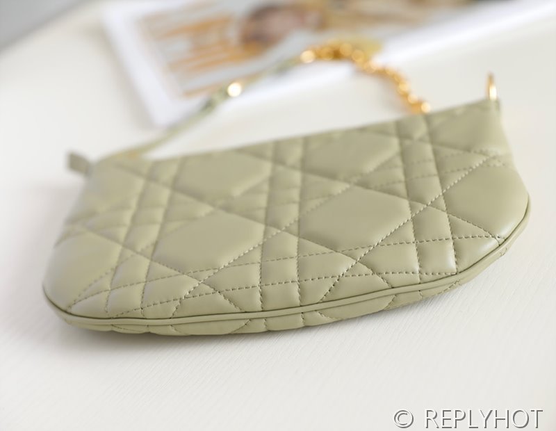 디올 카로 미니 튤립백 / 그레이그린 [매장가 395만원대]