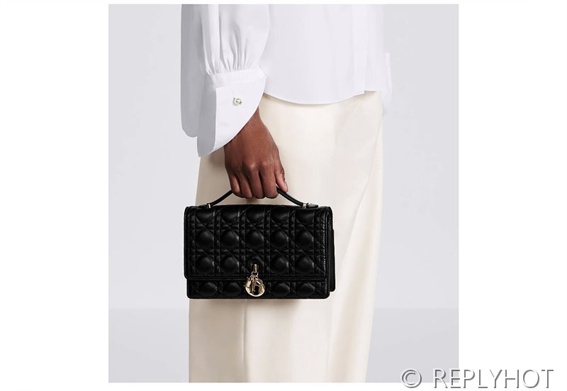 디올 MISS DIOR 탑핸들백 / 블랙 [매장가 560만원대]