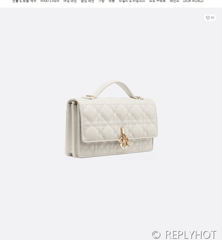 디올 MISS DIOR 미니 백 / 화이트 [매장가 380만원대]