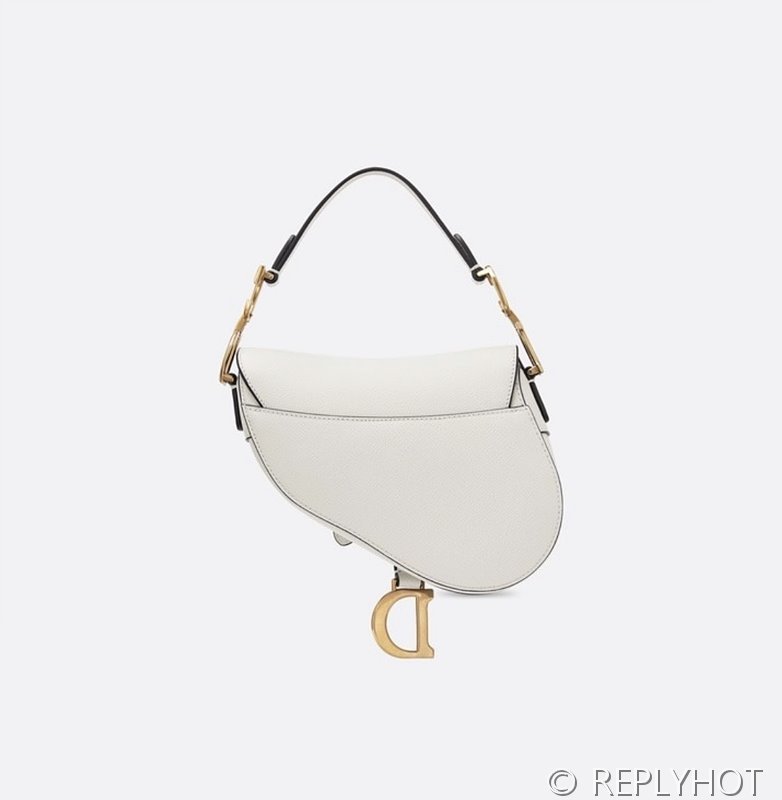 디올 SADDLE 스트랩 백 미니 / 화이트 [520만원대]