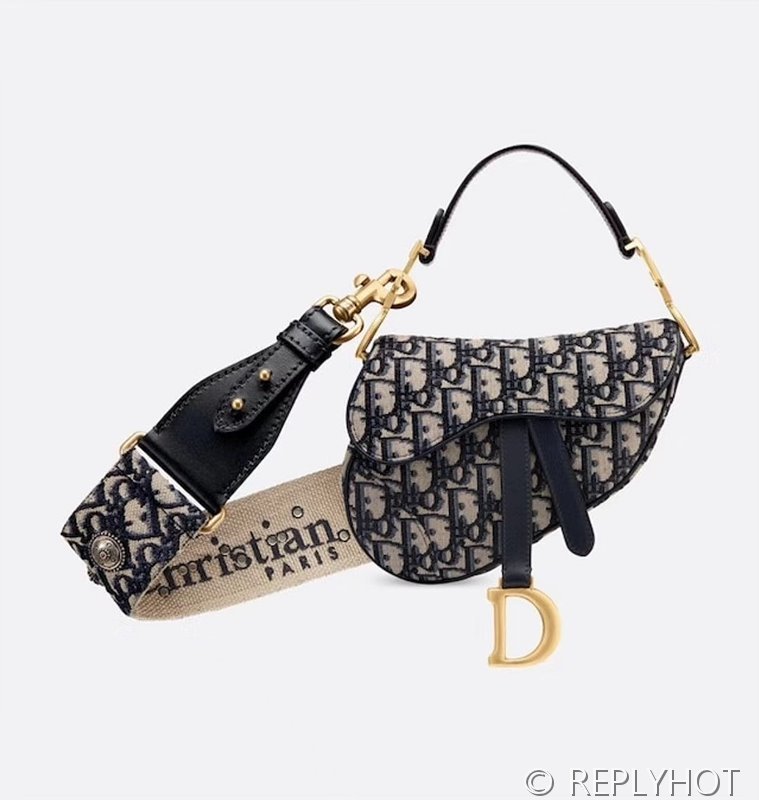 디올 SADDLE 스트랩 백 미니 / 오블리크자카드 [520만원대]