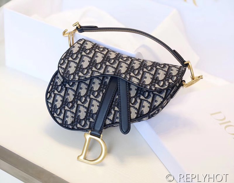 디올 SADDLE 스트랩 백 미니 / 오블리크자카드 [520만원대]