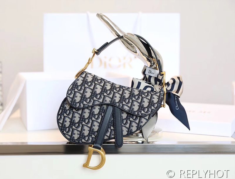 디올 SADDLE 스트랩 백 미니 / 오블리크자카드 [520만원대]