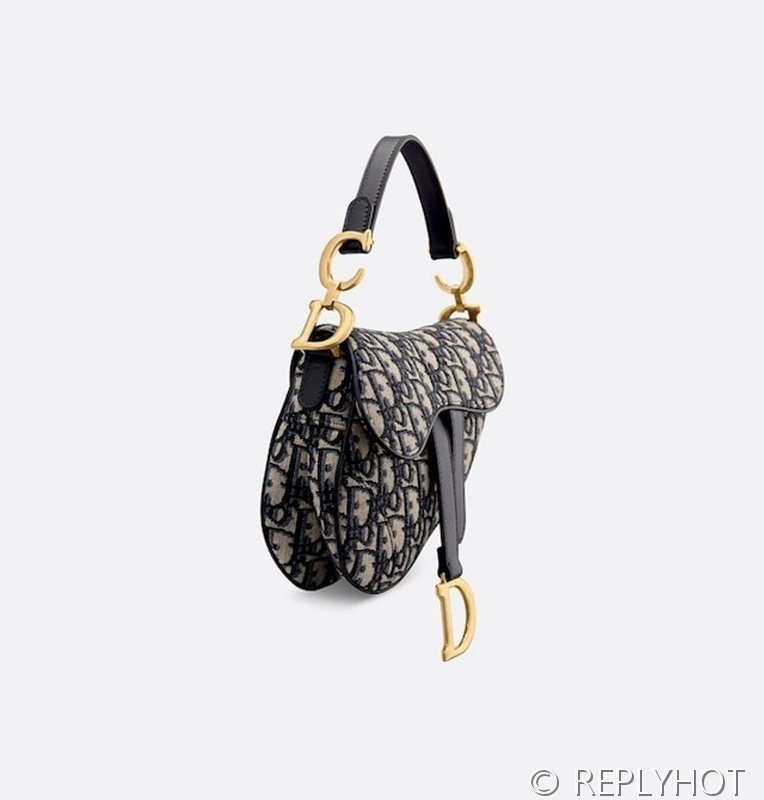 디올 SADDLE 스트랩 백 미니 / 오블리크 [520만원대]