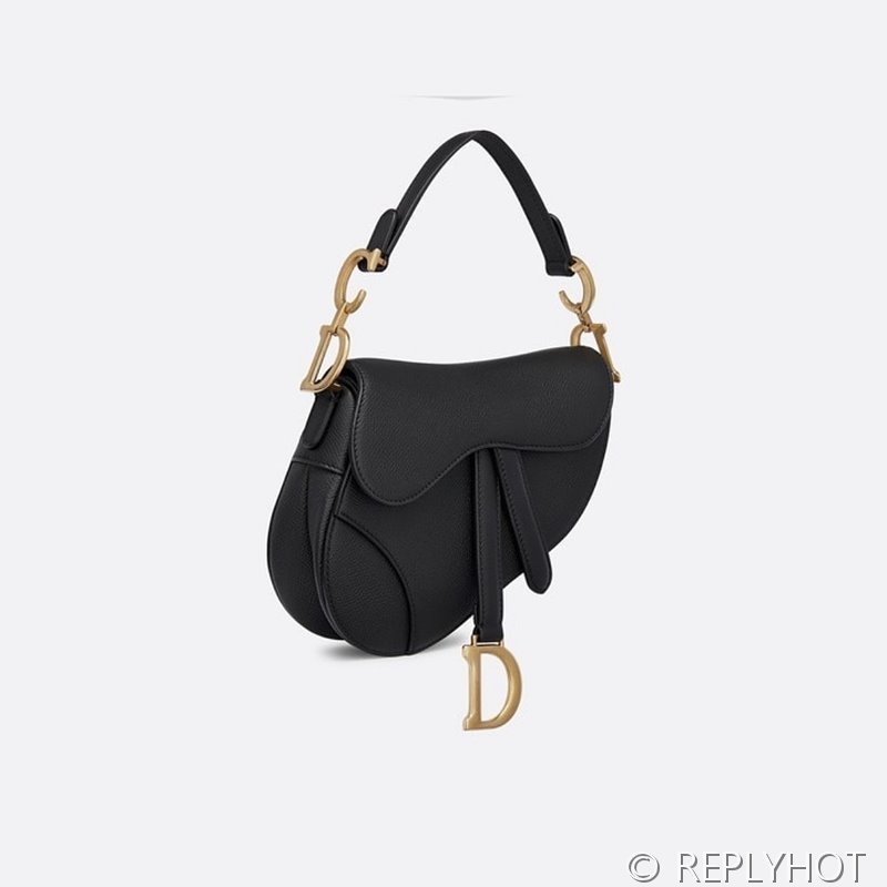 디올 SADDLE 스트랩 백 미니 / 블랙 [520만원대]