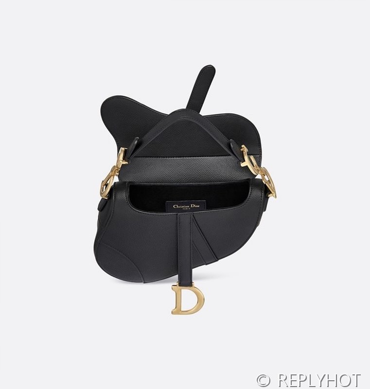 디올 SADDLE 스트랩 백 미니 / 블랙 [520만원대]