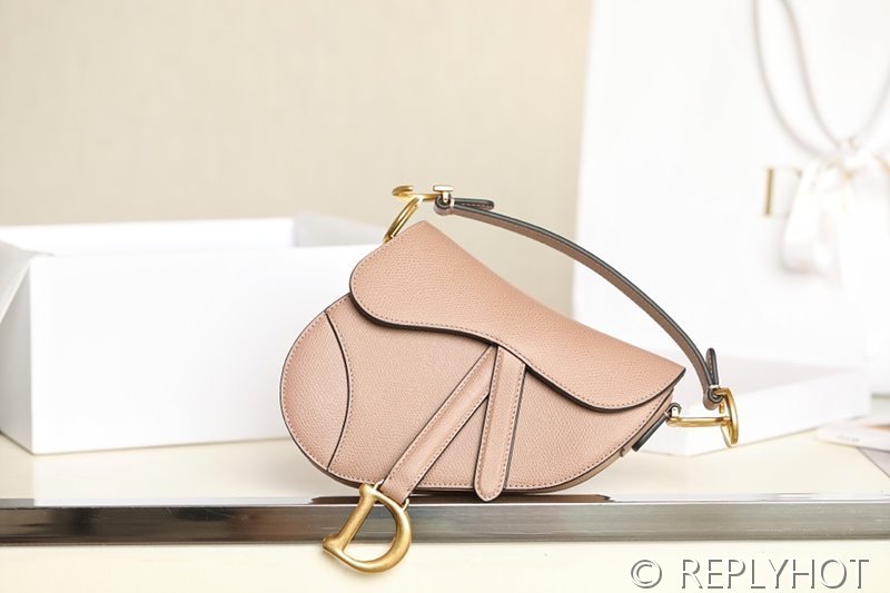 디올 SADDLE 스트랩 백 미니 / 밀크브라운 [520만원대]